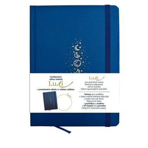 Baloušek Luxi - notes lamino A5, čistý, námořnicky modrý obraz