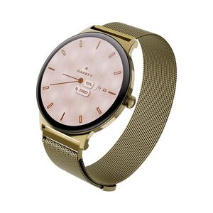 Garett Verona 2 chytré hodinky Gold Mesh Steel obraz
