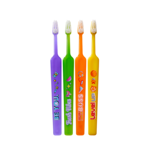 Tepe Select Compact Kids X-soft dětské zubní kartáčky 4 ks mix barev obraz