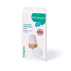 Babyono Stahovací pás po porodu S 1ks Comfort S 1 ks bílý obraz