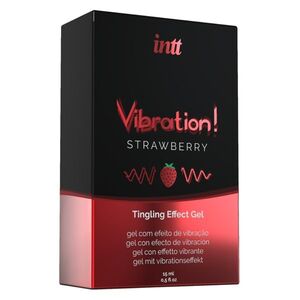 INTT Vibration! Strawberry Tingling Gel (15 ml) obraz
