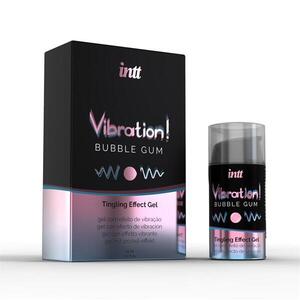 INTT Vibration! Bubble Gum Tingling Gel (15 ml) obraz