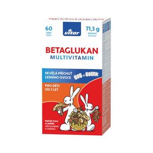 Vitar Kids Betaglukan Multivitamin 60 tablet obraz