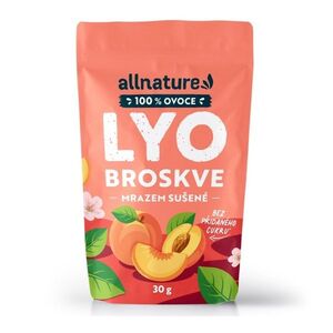 Allnature Broskev sušená mrazem 30 g obraz