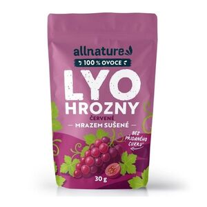Allnature Hroznové víno červené sušené mrazem 30 g obraz