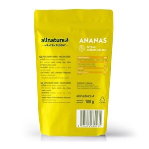 Allnature Ananas sušený mrazem 100 g obraz