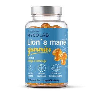 Allnature Mycolab Lion’s Mane Focus mango & maracuja gummies 60 ks obraz