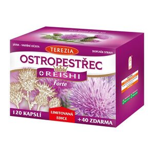 Terezia Ostropestřec+Reishi Forte 120+40 kapslí obraz