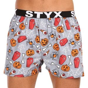 Styx Pánské trenky art sportovní guma Halloween rakve (B1752) S obraz