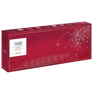 Yankee Candle Dárková sada čajových svíček 10 ks + svícen obraz