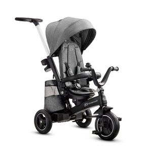Kinderkraft select Tříkolka Easytwist Platinum Grey, Premium obraz