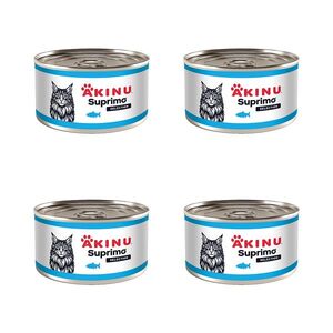 Akinu SUPRIMO SELECTION Losos kousky konzerva pro kočky 200 g MTP 4 ks obraz