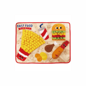 GiGwi Interaktivní čmuchací kobereček Fast food obraz