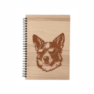 MA-NU Notýsek A5 brýle - bílý papír Corgi obraz