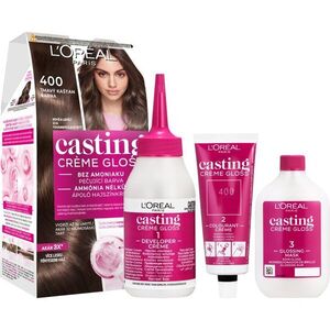 L’Oréal Paris Casting Creme Gloss barva na vlasy odstín 400 Dark Brown 1 ks obraz