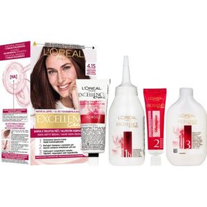 L’Oréal Paris Excellence Creme barva na vlasy odstín 4.15 1 ks obraz