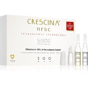 Crescina Transdermic 500 Re-Growth and Anti-Hair Loss péče pro podporu růstu a proti vypadávání vlasů pro muže 20x3, 5 ml obraz
