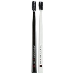 Curaprox 540 Black is White zubní kartáčky ultra soft Black & White 2 ks obraz