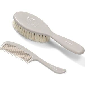 BabyOno Take Care Hairbrush and Comb sada pro děti od narození Gray obraz