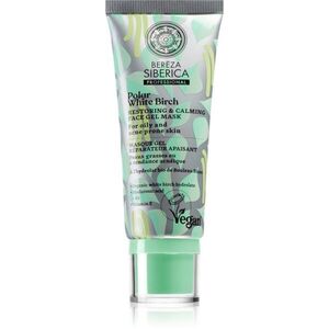 Natura Siberica Polar White Birch zklidňující a regenerační maska pro mastnou a problematickou pleť 100 ml obraz