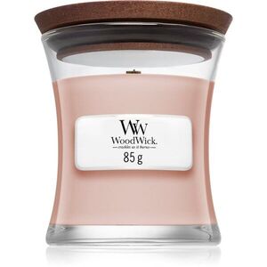 Woodwick Vanilla & Sea Salt vonná svíčka s dřevěným knotem 85 g obraz