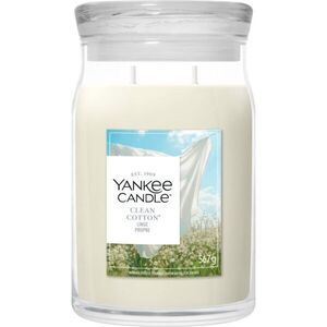 Yankee Candle Clean Cotton vonná svíčka Signature 567 g obraz