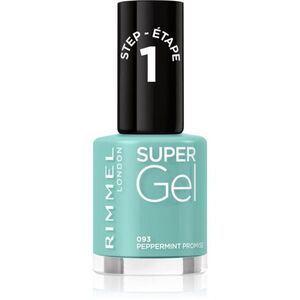 Rimmel Super Gel gelový lak na nehty bez užití UV/LED lampy odstín 093 Peppermint Promise 12 ml obraz