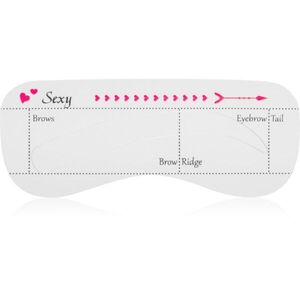Lash Brow Eyebrow Stencil šablony na obočí 10 ks obraz