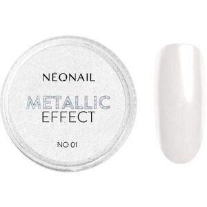NEONAIL Effect Metallic třpytivý prášek na nehty odstín 01 1 g obraz