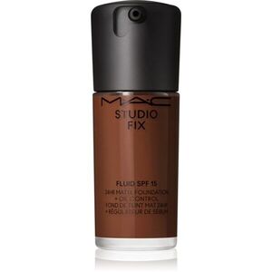 MAC Cosmetics Studio Fix Fluid SPF 15 24HR Matte Foundation + Oil Control matující make-up SPF 15 odstín NW55 30 ml obraz