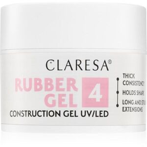 Claresa Rubber Gel Construction Gel UV/LED gelový lak pro prodloužení nehtů odstín 04 45 g obraz