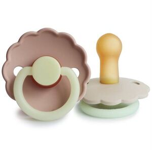 FRIGG Daisy Size 2: 6-18 months dudlík Blush night/Cream night 2 ks obraz