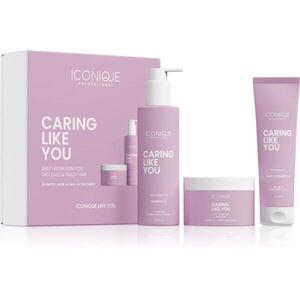 ICONIQUE Professional CARING LIKE YOU Deep Hydration Set sada pro suché a poškozené vlasy obraz