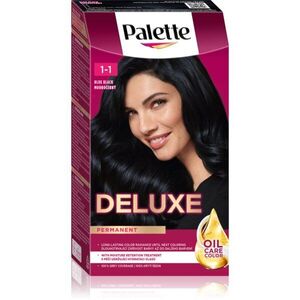 Schwarzkopf Palette Deluxe permanentní barva na vlasy odstín 1-1 Modročerný 1 ks obraz