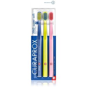 Curaprox 3960 Super Soft zubní kartáček 3 ks obraz