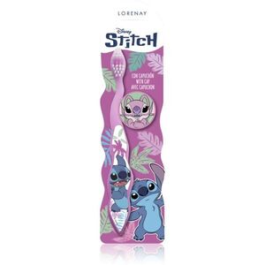 Disney Stitch Toothbrush with Cap zubní kartáček pro děti 3 y+ 1 ks obraz