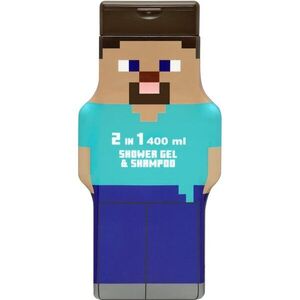 Minecraft Shower Gel & Shampoo jemný sprchový gel a šampon pro děti 400 ml obraz