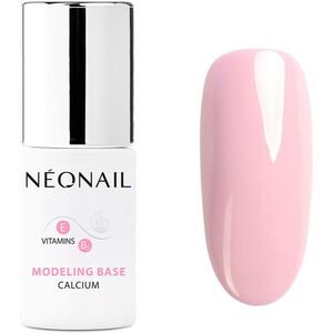 NEONAIL Modeling Base Calcium podkladový lak pro gelové nehty s vápníkem odstín Blush Boomer 7, 2 ml obraz