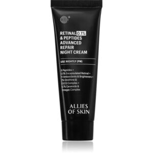 Allies of Skin 0.1% Retinal & Peptides Advanced Repair Night Cream revitalizační noční krém 20 ml obraz