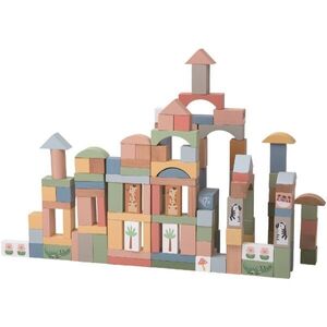 2Kids Toys Safari Animal Blocks aktivity hračka ze dřeva 12m+ 120 ks obraz