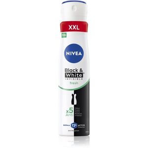 NIVEA Invisible Black & White Fresh antiperspirant ve spreji pro ženy 250 ml obraz