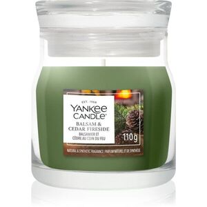 Yankee Candle Balsam & Cedar Fireside vonná svíčka Signature 110 g obraz