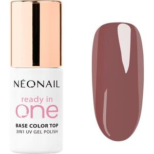 NEONAIL Ready In One 3in1 UV Gel Polish gelový lak na nehty s diamantovým práškem odstín 07 One Mocha Brown 7.2 ml obraz
