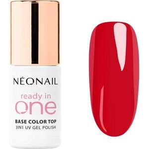 NEONAIL Ready In One 3in1 UV Gel Polish gelový lak na nehty s diamantovým práškem odstín 11 One Classic Red 7.2 ml obraz