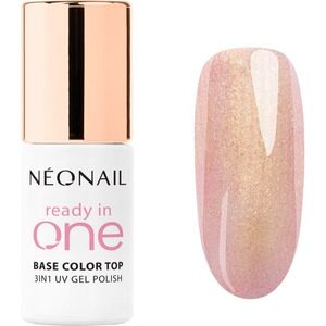 NEONAIL Ready In One 3in1 UV Gel Polish gelový lak na nehty s diamantovým práškem odstín 01 One Rose Glow 7.2 ml obraz