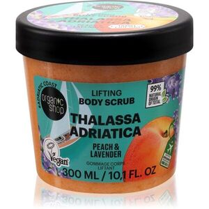 Organic Shop Body Scrub Thalassa Adriatica tělový peeling s liftingovým efektem vůně Peach & Lavender 300 ml obraz