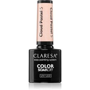 Claresa SoakOff UV/LED Color Cloud Pastel gelový lak na nehty s použitím UV/LED lampy odstín 5 5 g obraz