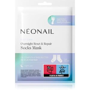 NEONAIL Foot Care Overnight Reset & Repair Socks Mask regenerační maska na chodidla ve formě ponožek na noc 1 pár obraz