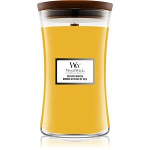 Woodwick Seaside Mimosa vonná svíčka s dřevěným knotem 609.5 g obraz