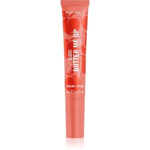 Rimmel Oh My Gloss! Butter Me Up hydratační balzám na rty odstín 010 Apricello 15 ml obraz